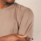 The Loved Leather | Smoke Everyman™ Pocket T Shirt - Shinesty