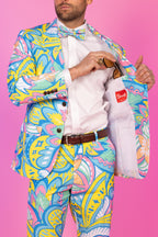 The April Showers | Abstract Paisley Suit - Shinesty