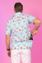 The Good Gallop | Floral Horseshoes Hawaiian Shirt - Shinesty