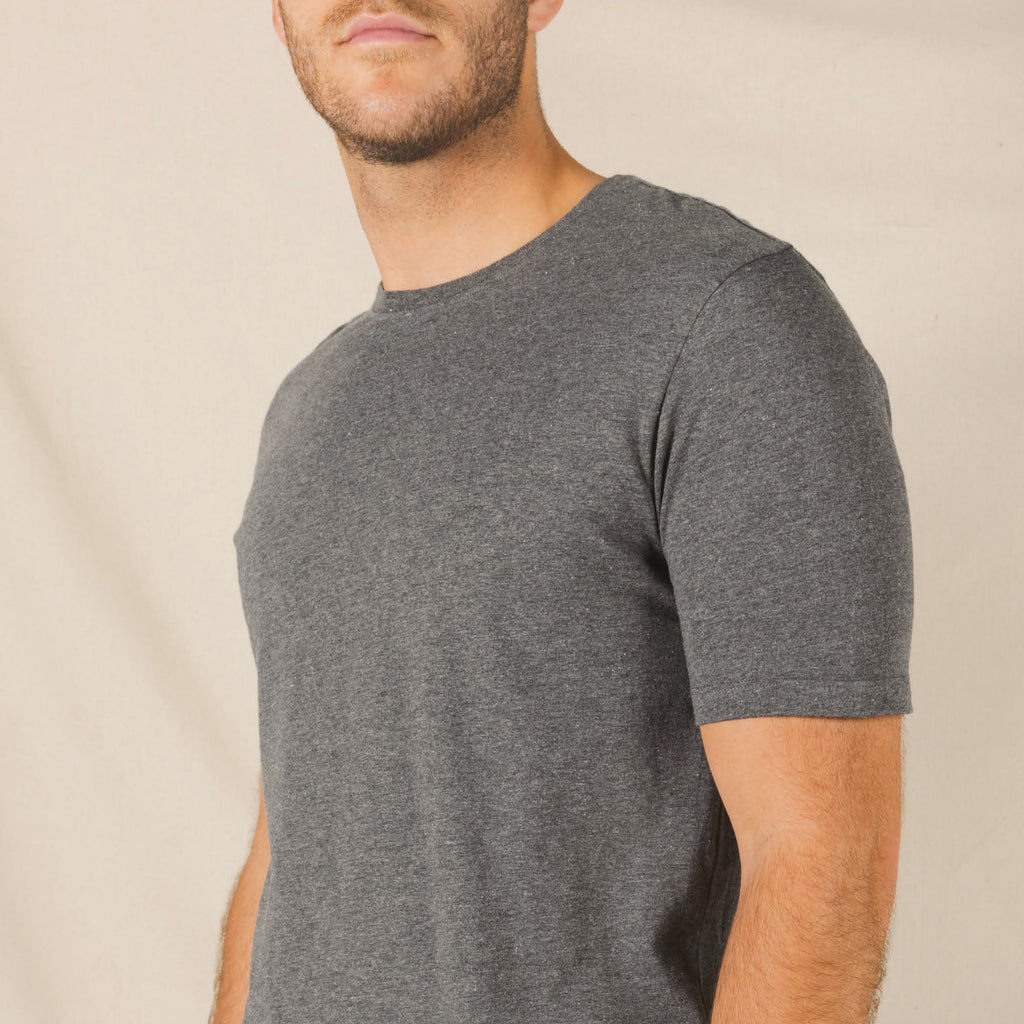 The Ash Or Pass | Dark Heather Grey Everyman™ T Shirt - Shinesty
