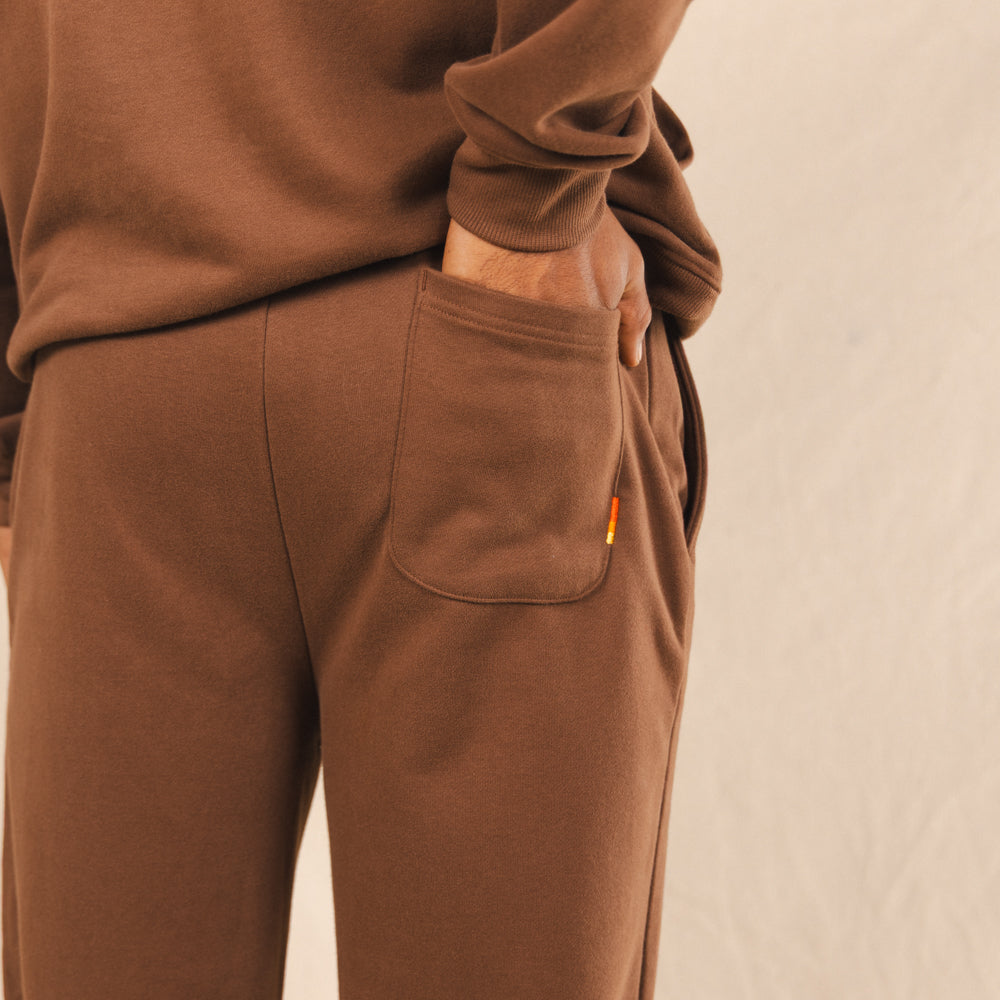 The Mustang | Brown Sexy Terry™ Men’s Lounge Joggers - Shinesty