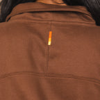 The Mustang | Brown Sexy Terry™ Women’s Half Zip - Shinesty