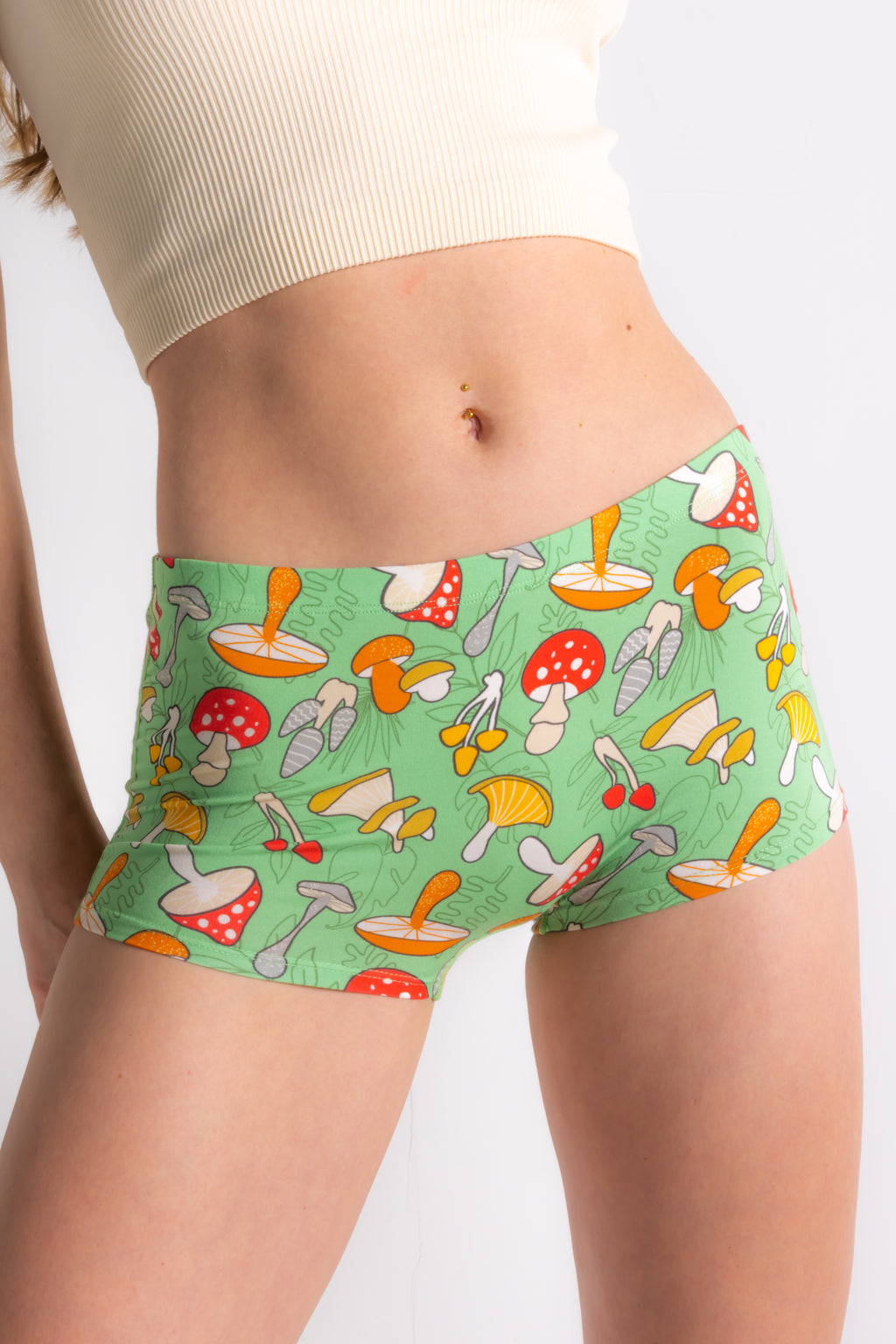 The Trip Advisor | Mushroom Modal Boyshort Underwear - Shinesty
