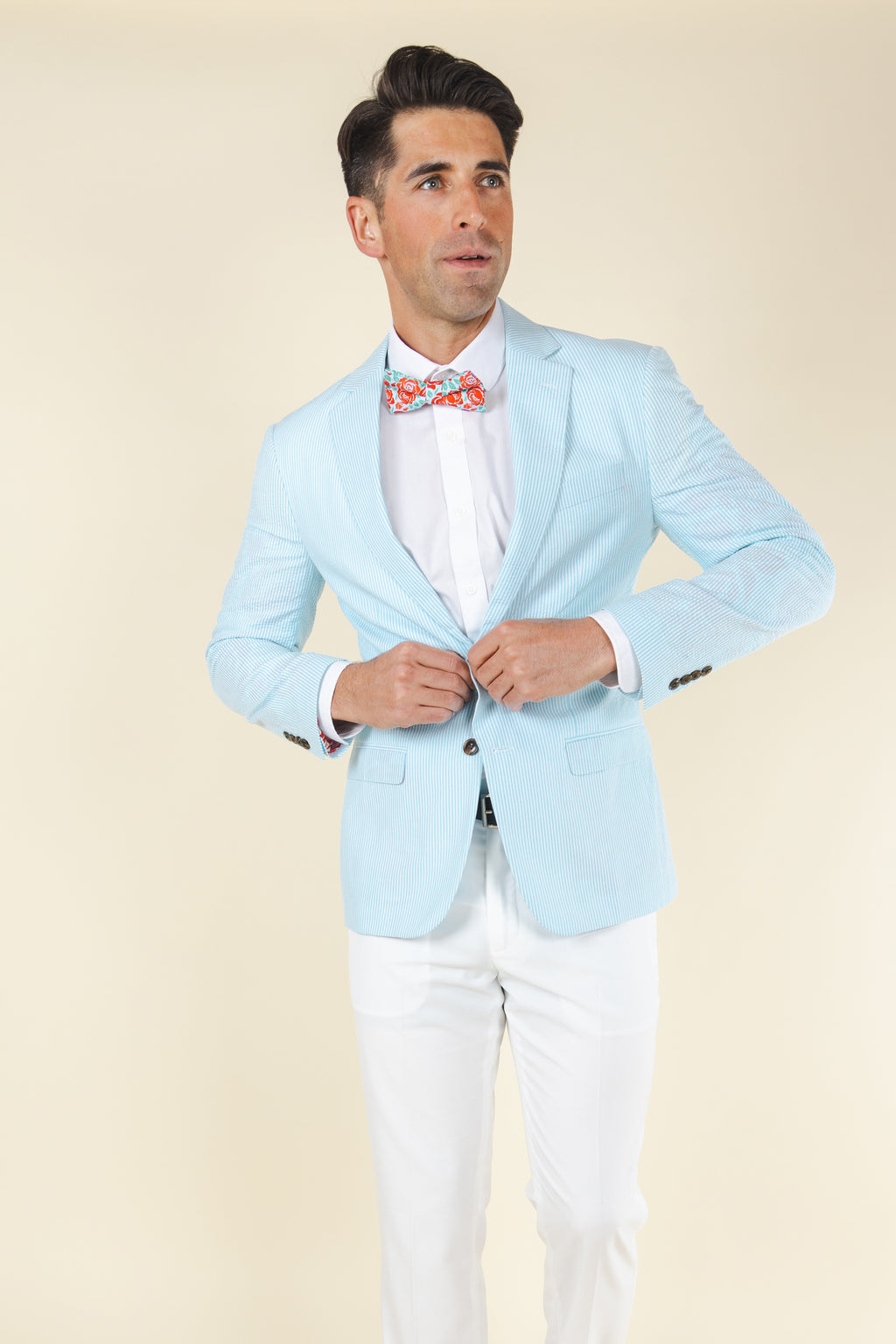 The Party Paddock | Derby Roses Seersucker Suit - Shinesty