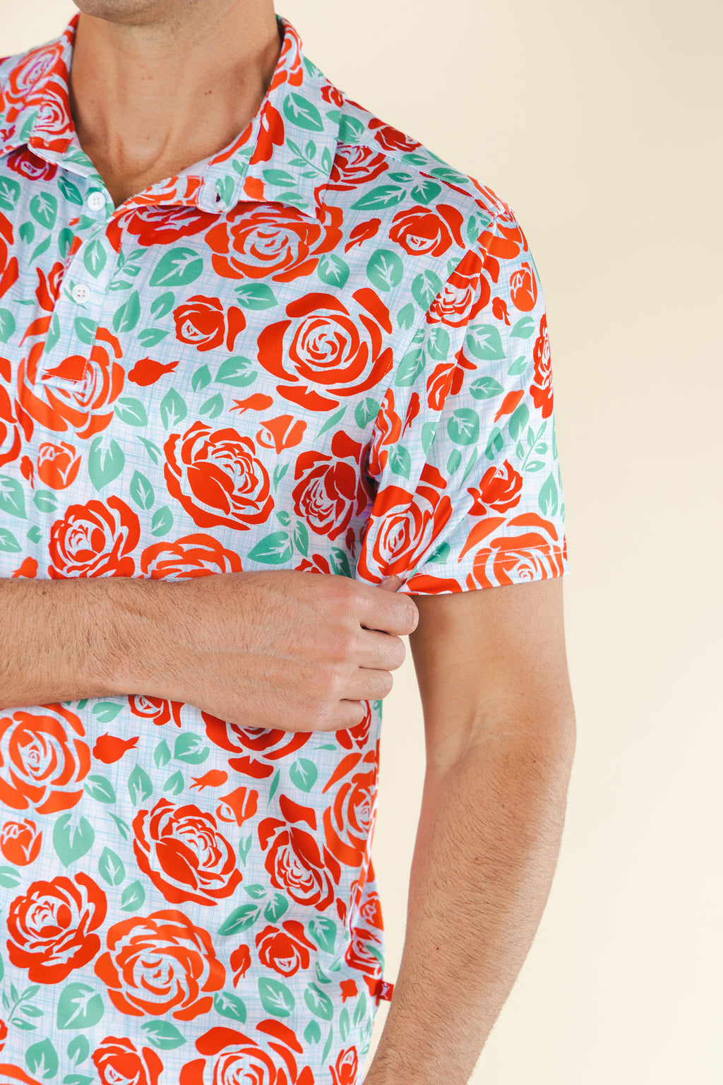 The Win By A Rose | Derby Roses Men’s Polo - Shinesty