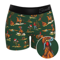 The Cowboy Christmas | Holiday Western Women’s Boxers - Shinesty