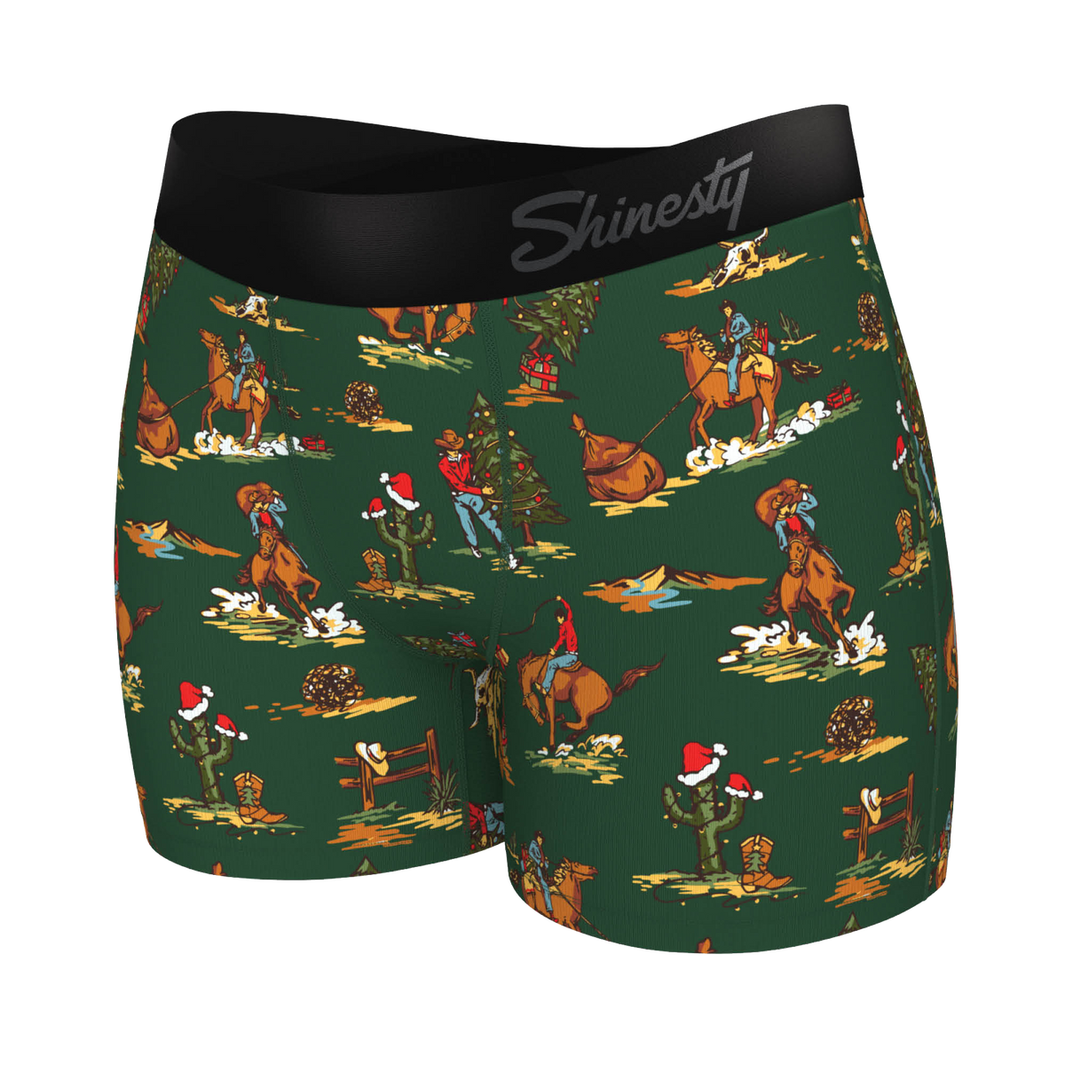 The Cowboy Christmas | Holiday Western Women’s Boxers - Shinesty