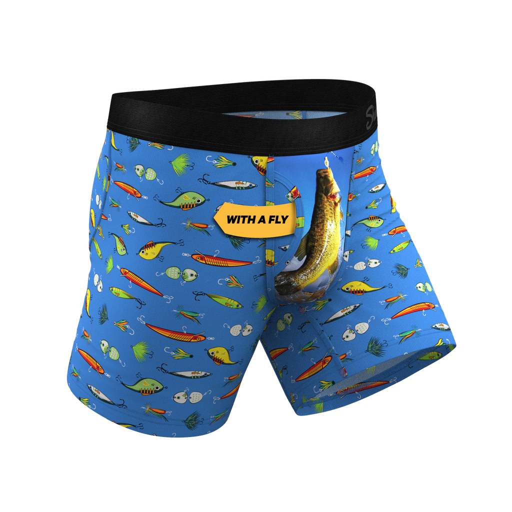 The Bait and Tackle | Bass Ball Hammock® Pouch Underwear With Fly - Shinesty