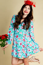 The Kentucky Fried Daily Double | Derby Roses Wrap Dress - Shinesty