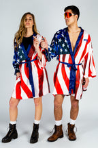 The Mascot | Ladies Unisex USA Eagle Kimono - Shinesty