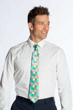 The Executive | Patchwork Flag Ultimate Pocket Tie - Shinesty