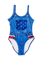 The Chattahoochee Mama | Denim USA One Piece Swimsuit - Shinesty