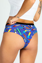 The Locals Only | Retro Surfboard Modal Cheeky Underwear - Shinesty