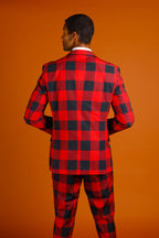 The Red & Black Lumberjack | Buffalo Check Suit - Shinesty
