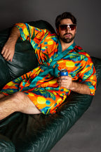 The Cruise Ship Casanova | Hawaiian Party Kimono - Shinesty