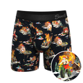 The 12 Slays of Christmas | Christmas Scene Ball Hammock® Pouch Underwear With Fly - Shinesty