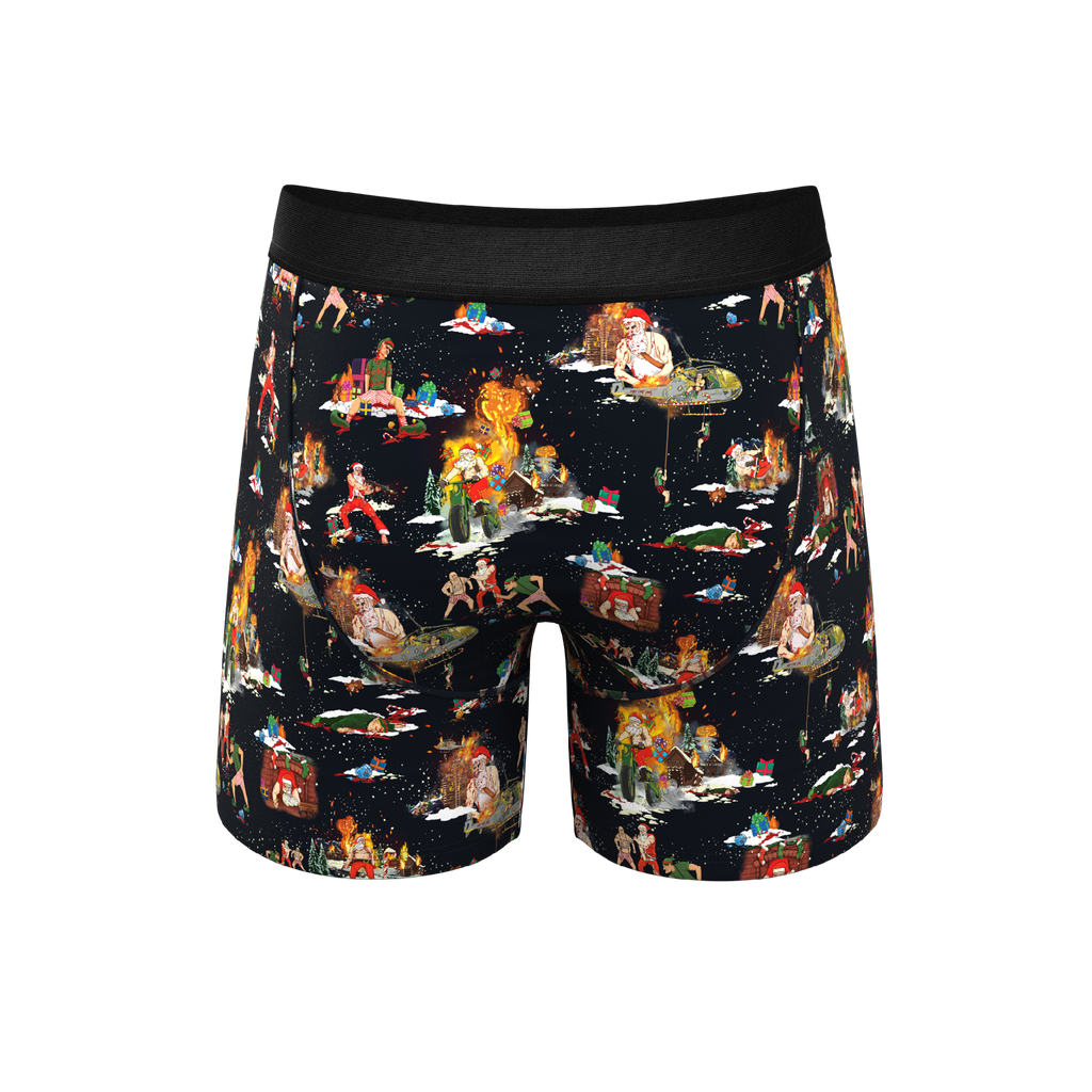 The 12 Slays of Christmas | Christmas Scene Ball Hammock® Pouch Underwear - Shinesty