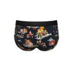 The 12 Slays of Christmas | Christmas Scene Ball Hammock® Pouch Underwear Briefs - Shinesty