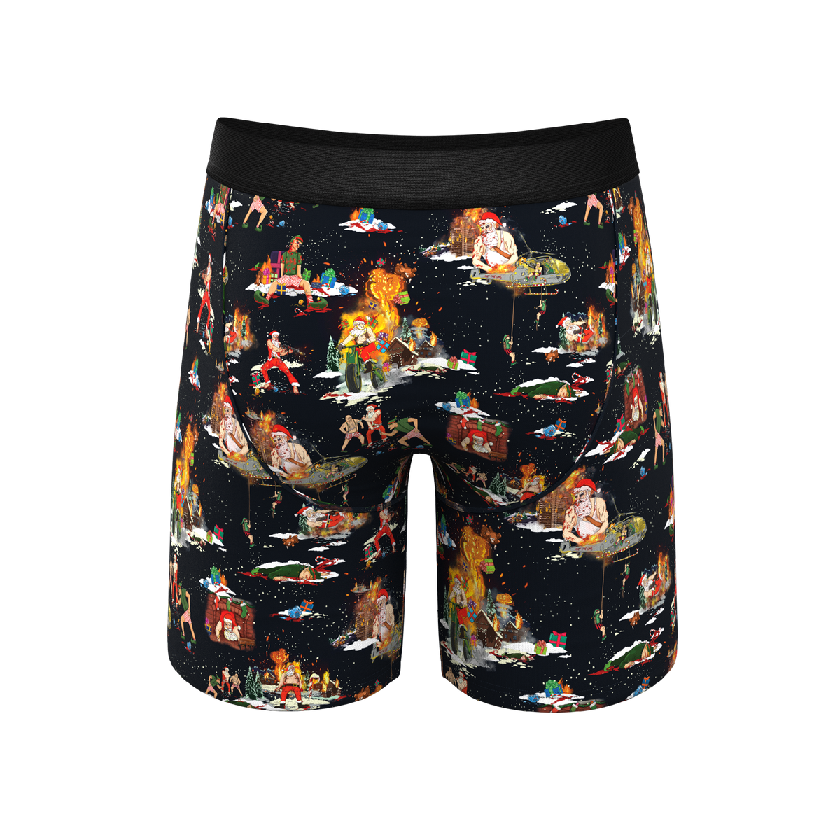 The 12 Slays of Christmas | Christmas Scene Ball Hammock® Boxer - Long Leg - Shinesty