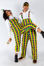 The Beignets For Breakfast | Mardi Gras Overalls - Shinesty