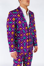 The Bourbon St. Special | Mardi Gras Diamond Suit - Shinesty