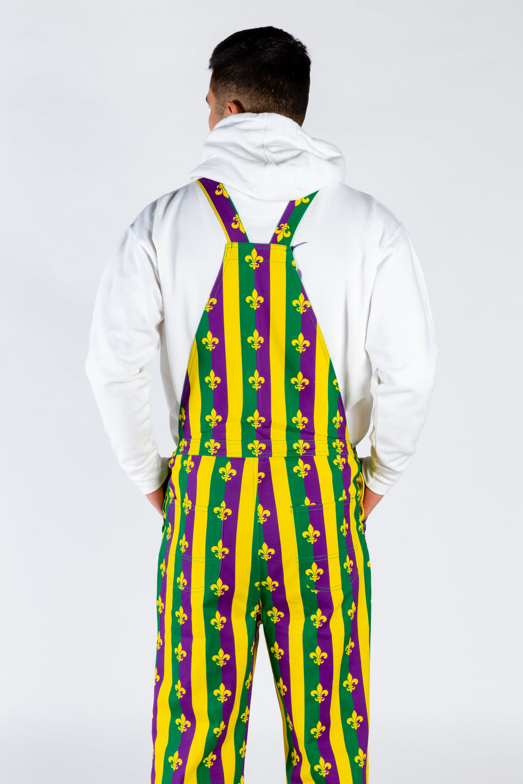 The Beignets For Breakfast | Mardi Gras Overalls - Shinesty