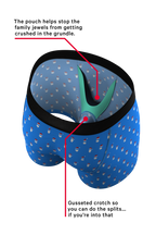 The 50 Shades Of Santa | Holiday Ball Hammock® Pouch Underwear - Shinesty
