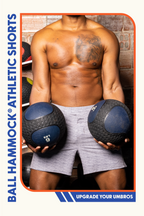 The Junk Trunks | Grey Ball Hammock® 5 Inch Athletic Shorts - Shinesty
