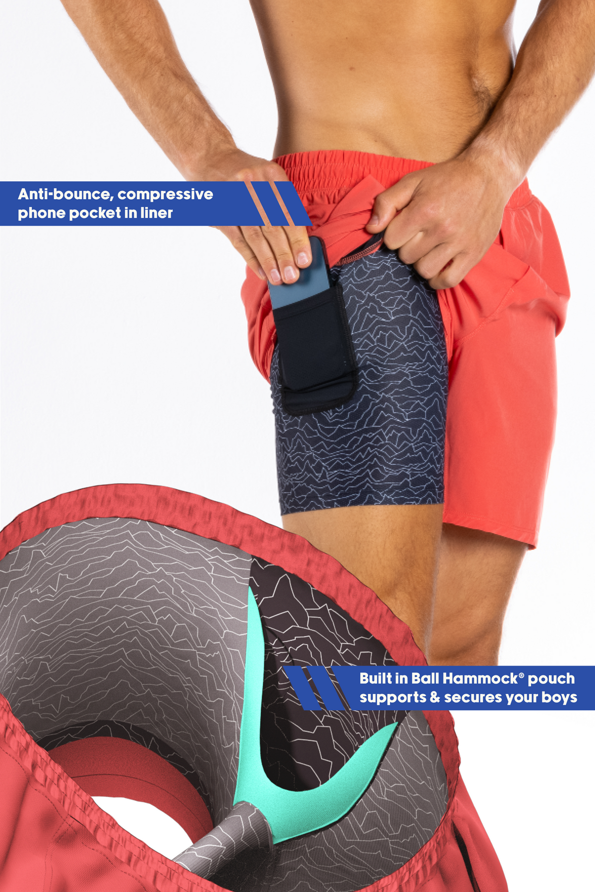 The Personal Record | Red Ball Hammock® 5 Inch Athletic Shorts - Shinesty