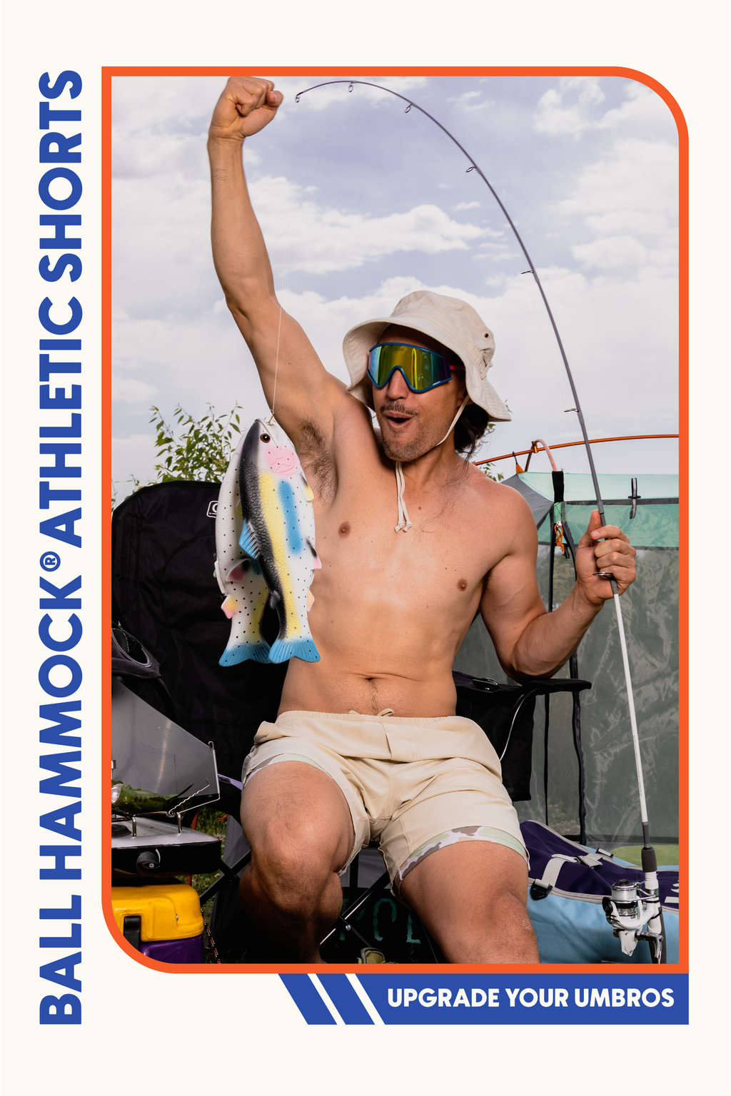 The Lieutenant | Khaki and Camo Ball Hammock® 7 Inch Athletic Shorts - Shinesty