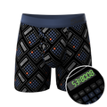 The 80085 | Glow In The Dark Calculator Ball Hammock® Pouch Underwear With Fly - Shinesty