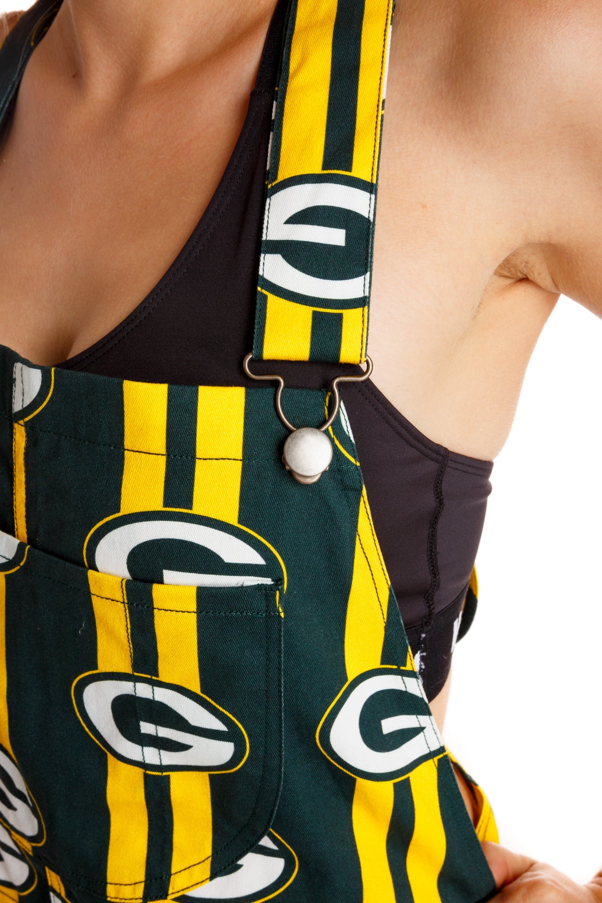 The Green Bay Packers | Ladies Unisex NFL Overalls - Shinesty