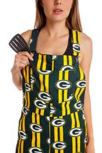 The Green Bay Packers | Ladies Unisex NFL Overalls - Shinesty