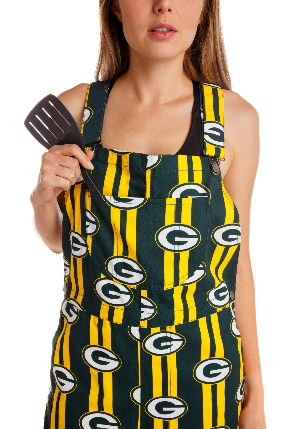 The Green Bay Packers | Ladies Unisex NFL Overalls - Shinesty