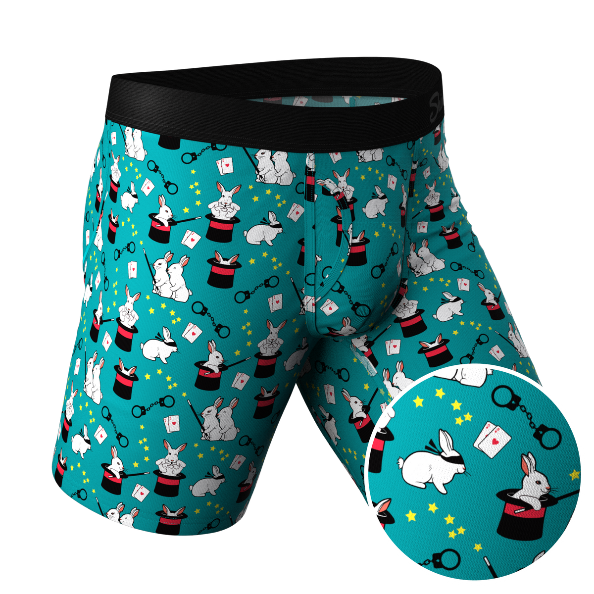 The AbracaDoMe | Magic Bunny Ball Hammock® Boxer - Long Leg - Shinesty