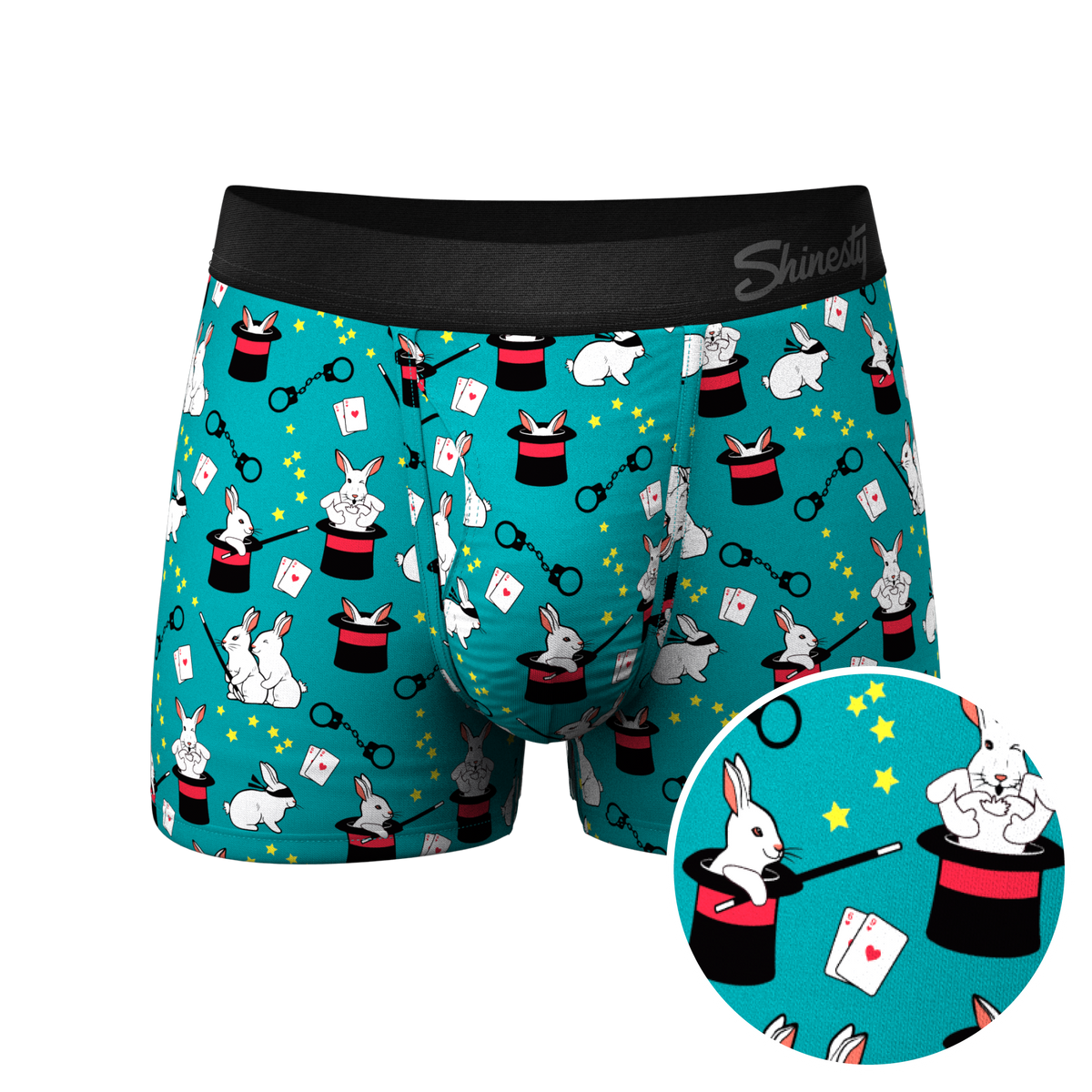 The AbracaDoMe | Magic Bunny Ball Hammock® Pouch Trunks Underwear - Shinesty