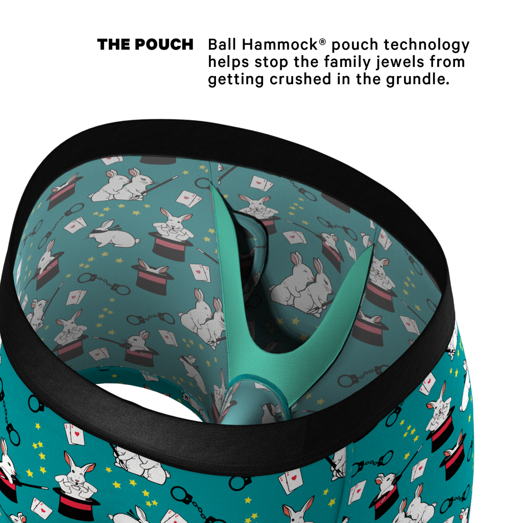 The AbracaDoMe | Magic Bunny Ball Hammock® Pouch Underwear With Fly - Shinesty