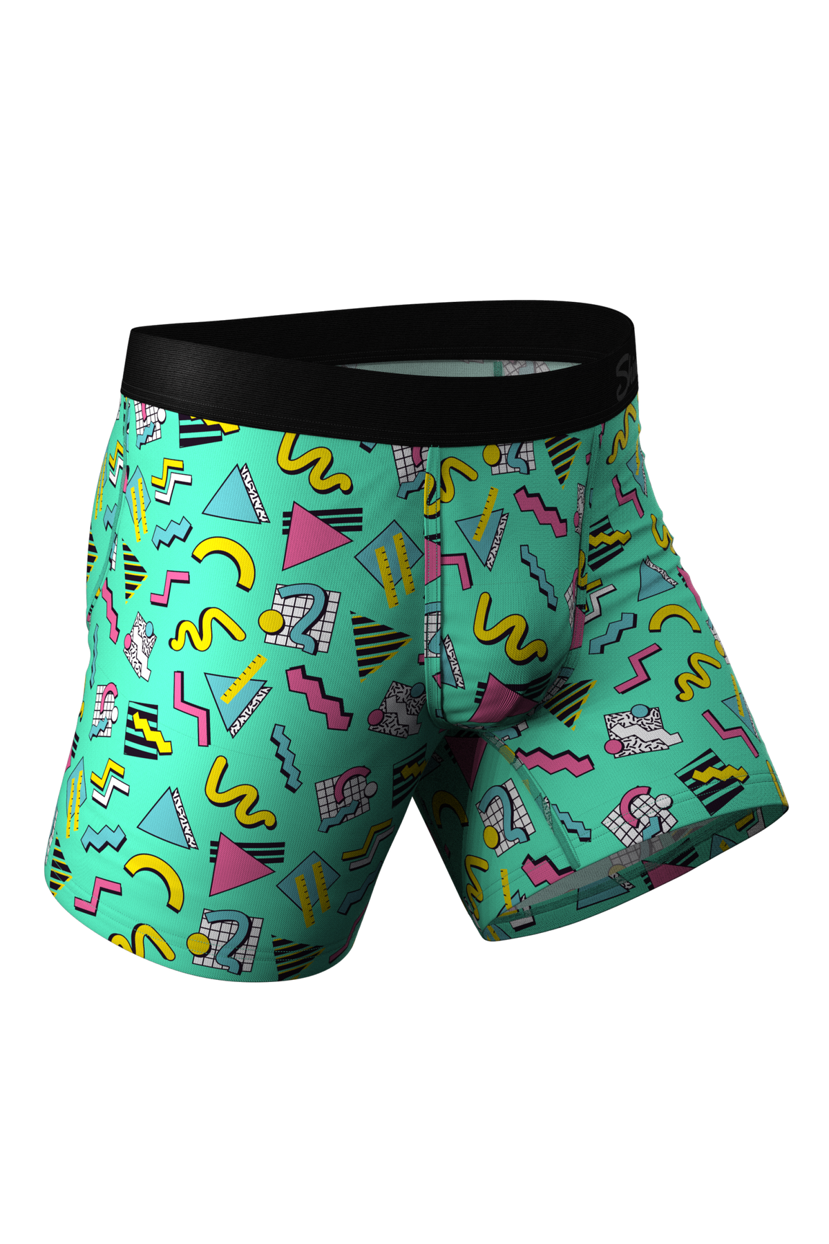 The Afternoon Arcade | Retro Geometric Ball Hammock® Pouch Underwear - Shinesty