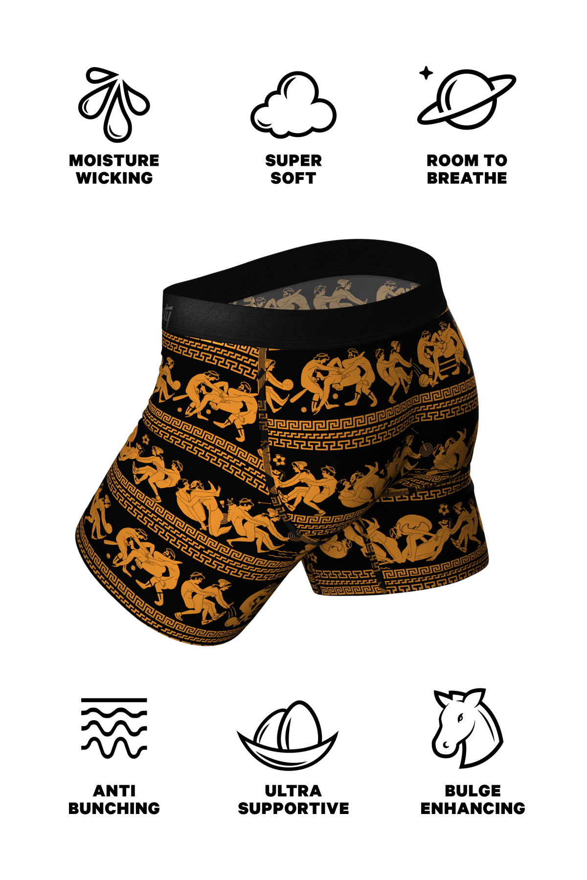 The Ancient Twister | Ancient Vase Ball Hammock® Pouch Underwear - Shinesty