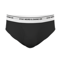 The Anthem | Black Shinesty Ball Hammock® Pouch Underwear Briefs - Shinesty