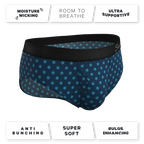 The Avalanche | Color Changing Snowflake Ball Hammock® Pouch Underwear Briefs - Shinesty