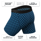 The Avalanche | Color Changing Snowflake Ball Hammock® Boxer - Long Leg - Shinesty