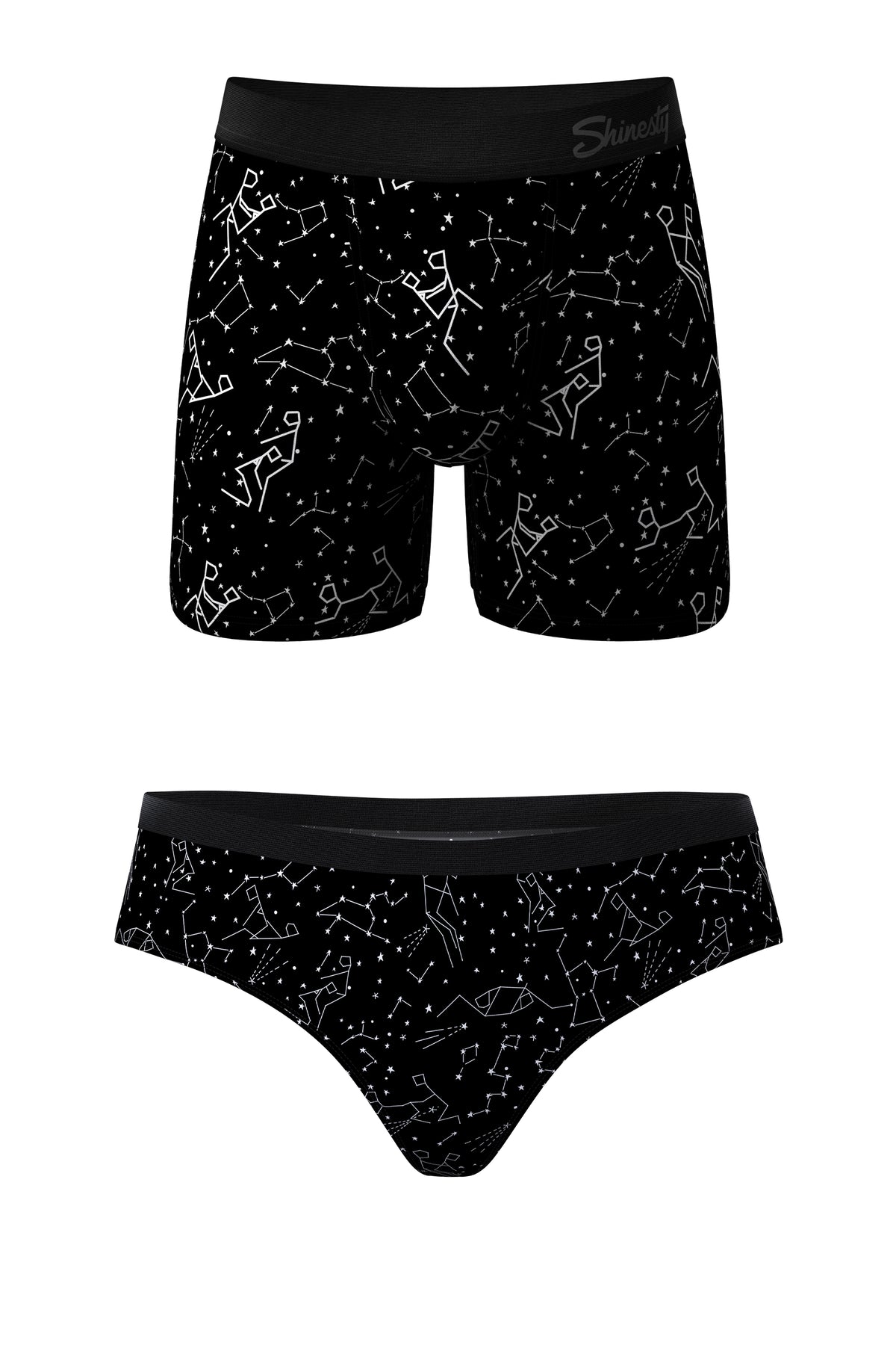 The Big Bang | Constellation Ball Hammock® Boxer and Cheeky Matching Underwear Pack - Shinesty