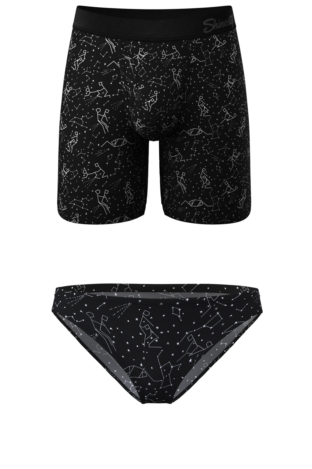 The Big Bang | Constellation Long Ball Hammock® Boxer With Fly and Bikini Matching Underwear Pack - Shinesty