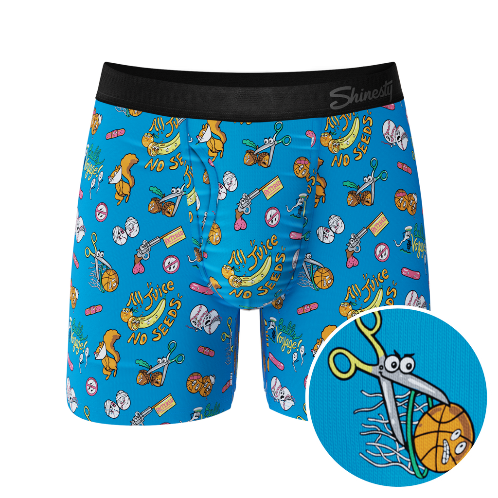 The Balls Voyage | Vasectomy Ball Hammock® Pouch Underwear With Fly - Shinesty