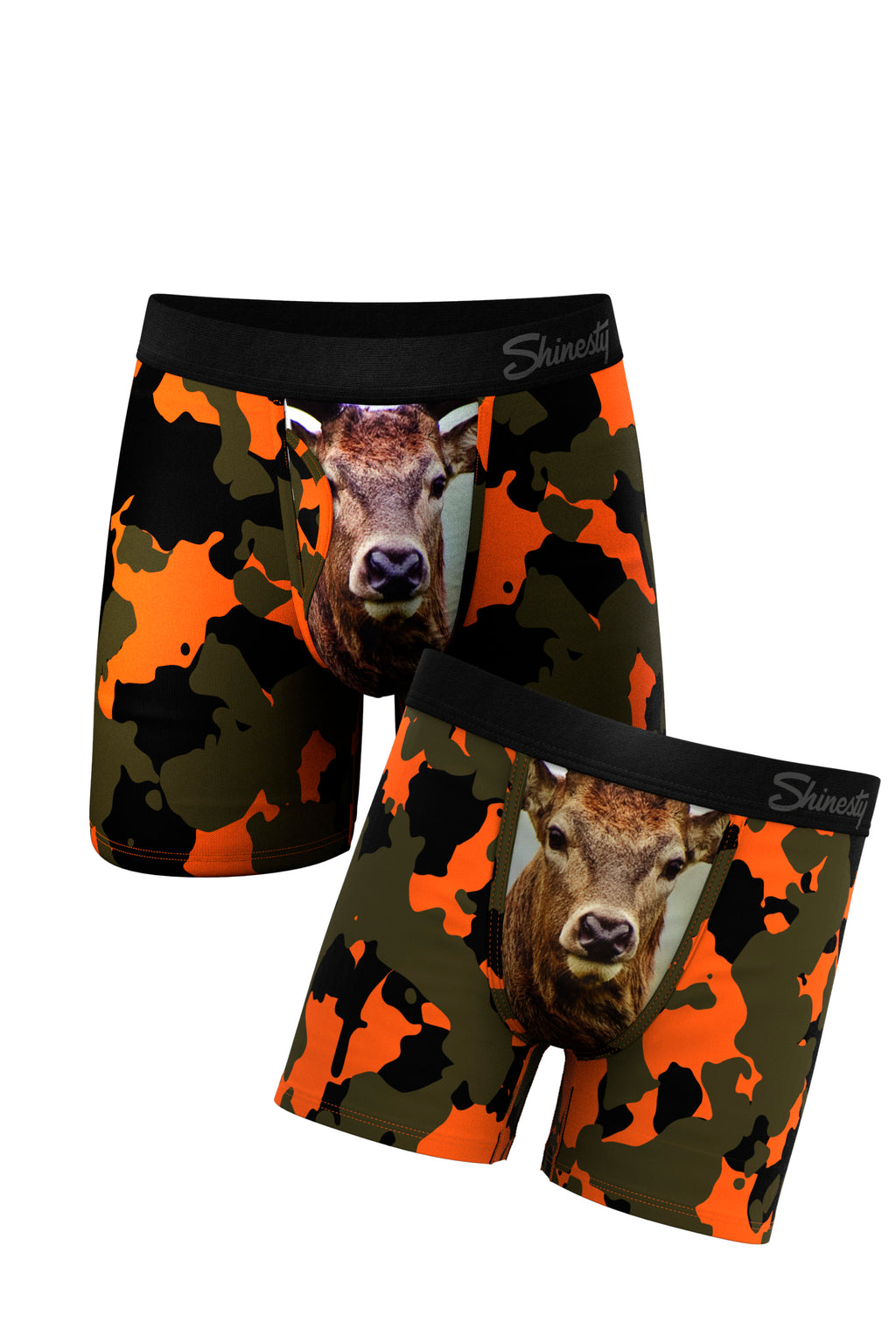 The Bambi Bunchers | Deer Father Son Ball Hammock® Pouch Underwear With Fly 2 Pack - Shinesty