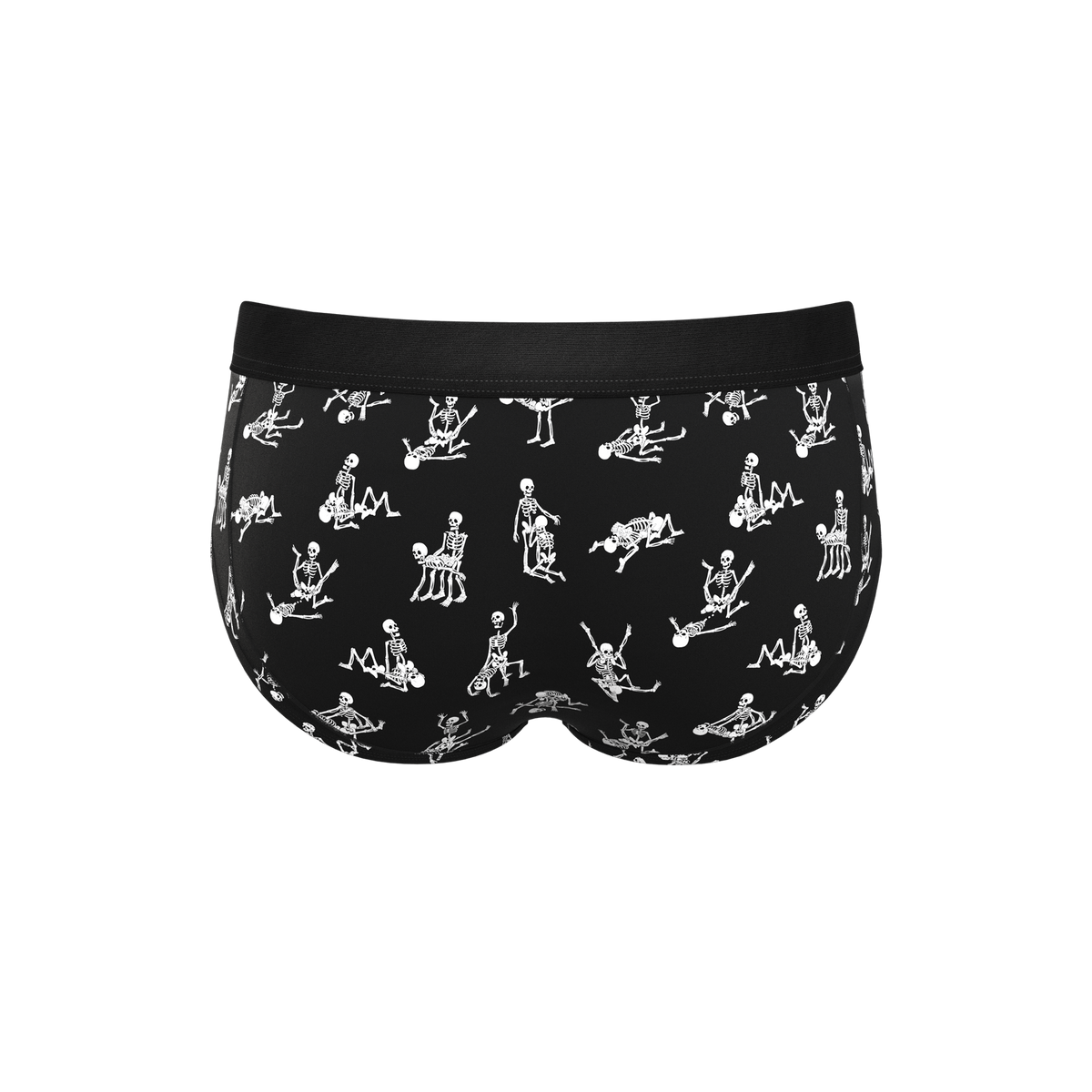 The Bare Back Bones | Glow in the Dark Skeletons Ball Hammock® Pouch Underwear Briefs - Shinesty