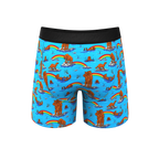 The Bear | Bear and Otter Rainbow Ball Hammock® Pouch Underwear With Fly - Shinesty