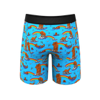 The Bear | Bear and Otter Rainbow Ball Hammock® Boxer - Long Leg - Shinesty