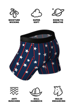 The Bearly Theres | USA Grizzly Bear Ball Hammock® Pouch Underwear - Shinesty